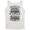 Real Kings Are Born On October 20 Tank Top