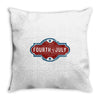 independence day 4 of july Throw Pillow