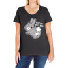 soft ass Ladies Curvy T-Shirt