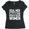 marry puerto rican woman Women's Triblend Scoop T-shirt