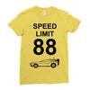 speed limit 88 Ladies Fitted T-Shirt