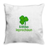 little leprechaun Throw Pillow