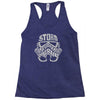 word trooper Racerback Tank