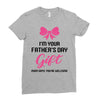 I'm Your Father's Day Gift Mom Says You're Welcome Baby Girl Ladies Fitted T-Shirt