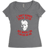 i don't always ch ch ch Women's Triblend Scoop T-shirt