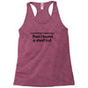 funny t shirt i used to jog 5 miles a day Racerback Tank