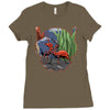 scott lang crossing the back yard Ladies Fitted T-Shirt