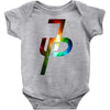 jake paul colorful galaxy Baby Onesie