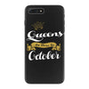 queens are born in october iPhone 7 Plus Case