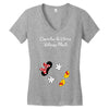 Creating A Little Disney Magic Minnie Mouse Women's V-Neck T-Shirt