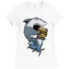 shark Ladies Fitted T-Shirt