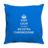Keep Calm - it's only an extra chromosome Throw Pillow