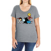part time job   rock construction Ladies Curvy T-Shirt
