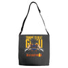 training to beat saiyan or at least warrior anime gym workout lifting Adjustable Strap Totes