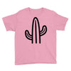 minimalistic cactus Youth Tee