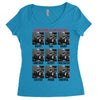 expressions of captain holt Women's Triblend Scoop T-shirt