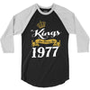 kings are born in 1977 3/4 Sleeve Shirt