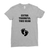 Extra Thankful This Year Ladies Fitted T-Shirt