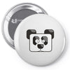 panda pixel Pin-back button