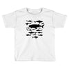 shark chart light blue t shirt Toddler T-shirt