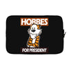Hobbes For President Laptop sleeve