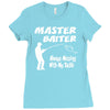 master baiter Ladies Fitted T-Shirt