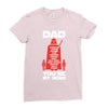 dad you're my hero Ladies Fitted T-Shirt