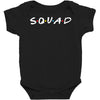 squad friends parody Baby Bodysuit