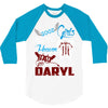 Good Girl Go To Heaven Bad Girl Ride With Daryl 3/4 Sleeve Shirt