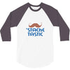 stache tastic 3/4 Sleeve Shirt
