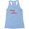 world in motion england italia 90 world cup football retro Racerback Tank