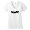 smile Women's V-Neck T-Shirt