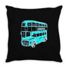 london double decker bus Throw Pillow