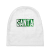 santa green glitter Baby Beanies