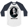 on wednesdays we wear black 3/4 Sleeve Shirt