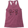 cute love robots Racerback Tank