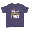 kings are born in 1983 Youth Tee