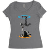 infinite loop Women's Triblend Scoop T-shirt