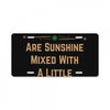 July Girls License Plate