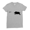 boar hunting Ladies Fitted T-Shirt