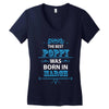 The Best Poppy Was Born In March Women's V-Neck T-Shirt