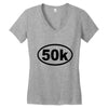 ultra 50k oval Women's V-Neck T-Shirt
