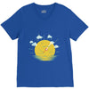 partly cloudy V-Neck Tee