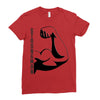 stong man Ladies Fitted T-Shirt