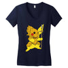 poke souls Women's V-Neck T-Shirt