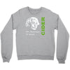 albert einstein theory of 7% proof geeky science cider scrumpy drinkin Crewneck Sweatshirt