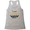 I Wear Gold For My Hero In Haven Racerback Tank