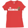 the walking dad Ladies Fitted T-Shirt