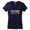 elon musk occupy mars Women's V-Neck T-Shirt