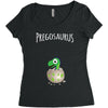 Pregosaurus Boy Women's Triblend Scoop T-shirt